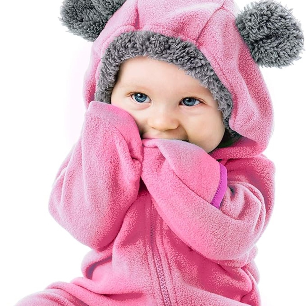 Cuddle Club Fleece Bunting in Oink Combo sz 2T EUC $30 retail